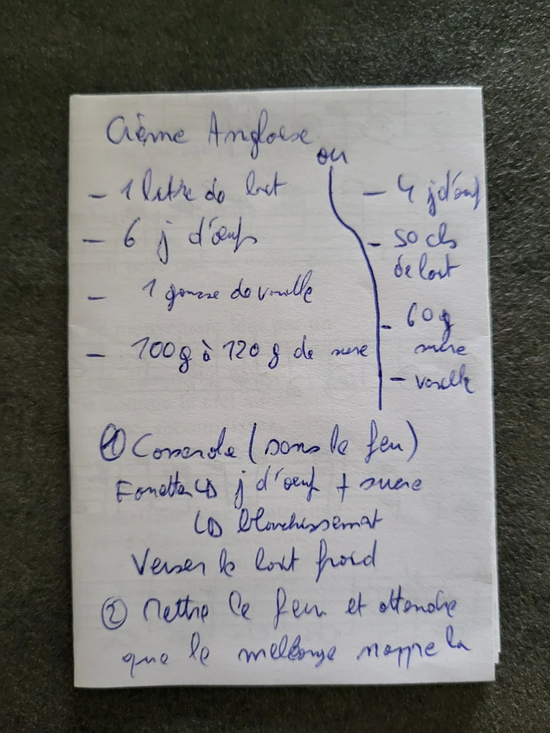 Crème anglaise