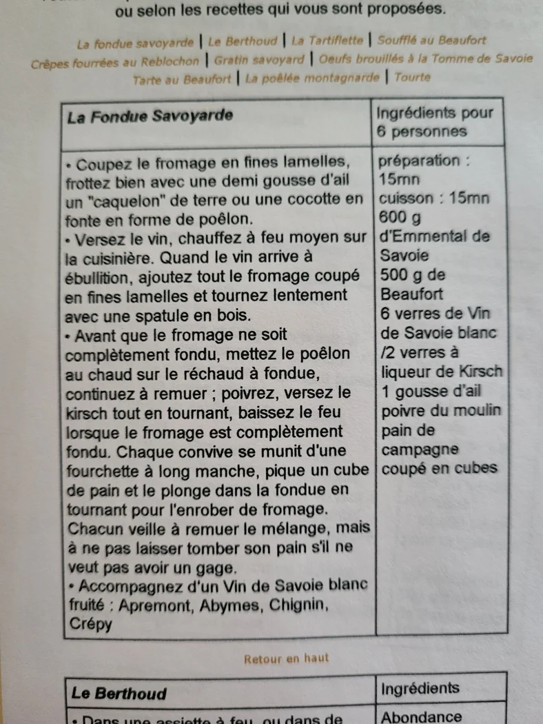 Fondue savoyarde