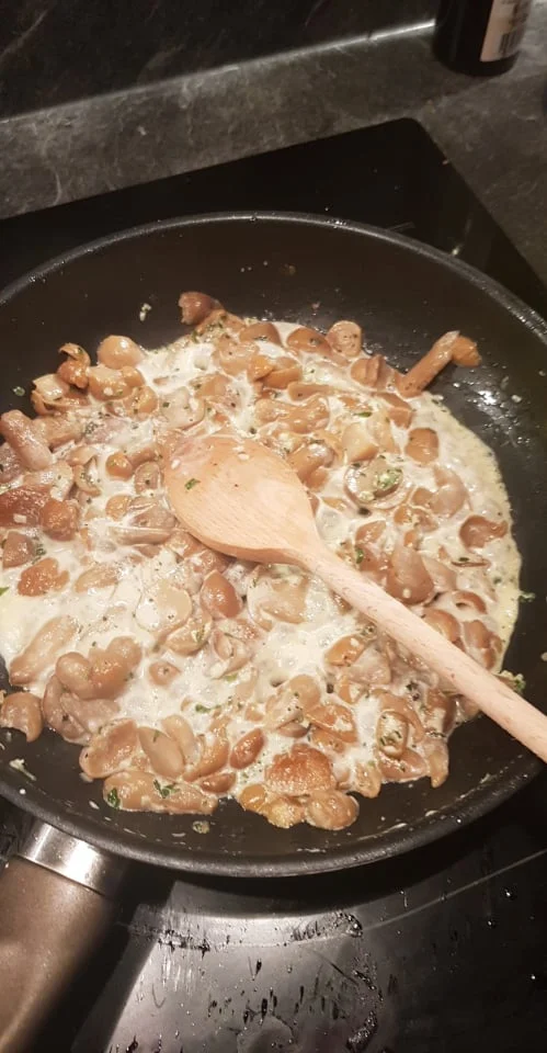 Champignons à la crème