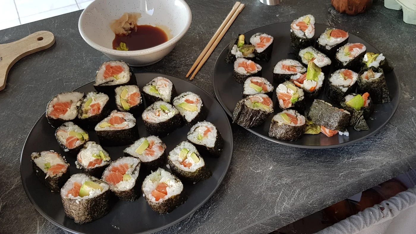 Maki découpés